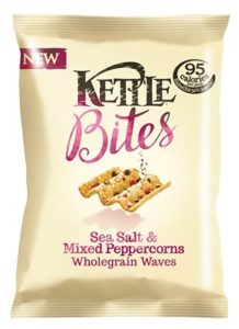 A bag of kettle bites crisps