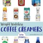 A collage of low SmartPoint coffee creamers