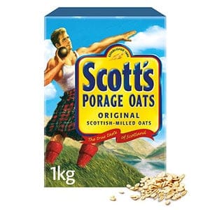 A box of scotts porridge oats