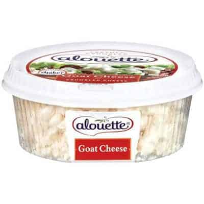 Alouette crumbled goats cheese - low point cheese