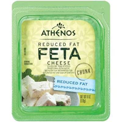 Athenos feta reduced fat - low point cheese