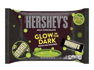 Hersheys glow in the dark halloween chocolate