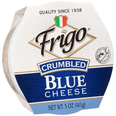 Crumbled blue cheese - low point cheese