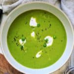 A bowl of pea soup
