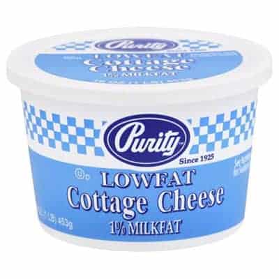 Low fat cottage cheese - low point cheese