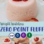 Pictures of pink coloured strawberry fluff