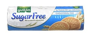 A packet of Gullon Sugar Free Maria cookies