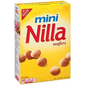 A box of Mini Nilla Wafers