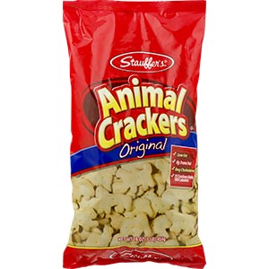 A bag of animal crackers
