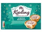 A box of Mr Kipling Festive bakewells