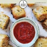 A tray of sausage rolls