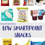 A selection of the Best low point snacks for Weight Watchers