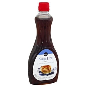 A bottle of Publix sugar free syrup