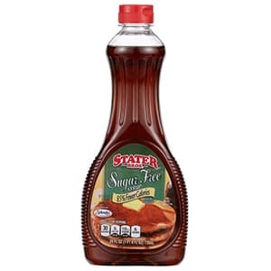 A bottle of Stater Bros sugar free syrup