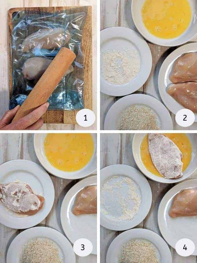 Pictures of preparing chicken parmesan | weight watchers