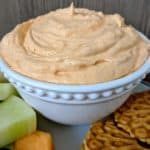 A bowl of Pumpkin Fluff with fruit