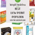 A collage of the Best Low Point Popcorns on WW