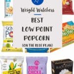 A collage of the Best Low Point Popcorns on WW