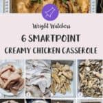 Picture of making WW creamy chicken casserole