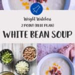 A bowl of bean soup ww