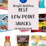 A collage of WW friendly snacks